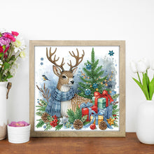 Load image into Gallery viewer, Diamond Painting - Partial Special Shaped - Christmas Elk (30*30CM)