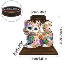 Load image into Gallery viewer, Animal Desktop 5D DIY Diamond Painting Art Candle Holder Unique Artistic Gift