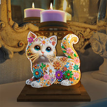 Load image into Gallery viewer, Animal Desktop 5D DIY Diamond Painting Art Candle Holder Unique Artistic Gift