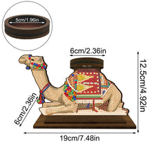 Load image into Gallery viewer, Animal Desktop 5D DIY Diamond Painting Art Candle Holder Unique Artistic Gift