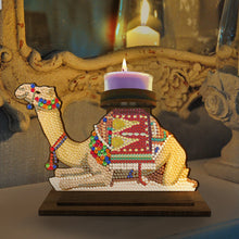 Load image into Gallery viewer, Animal Desktop 5D DIY Diamond Painting Art Candle Holder Unique Artistic Gift