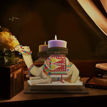 Load image into Gallery viewer, Animal Desktop 5D DIY Diamond Painting Art Candle Holder Unique Artistic Gift