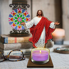 Load image into Gallery viewer, Animal Desktop 5D DIY Diamond Painting Art Candle Holder Unique Artistic Gift