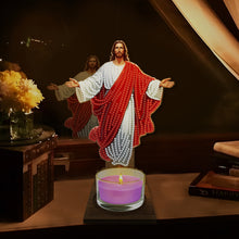 Load image into Gallery viewer, Animal Desktop 5D DIY Diamond Painting Art Candle Holder Unique Artistic Gift