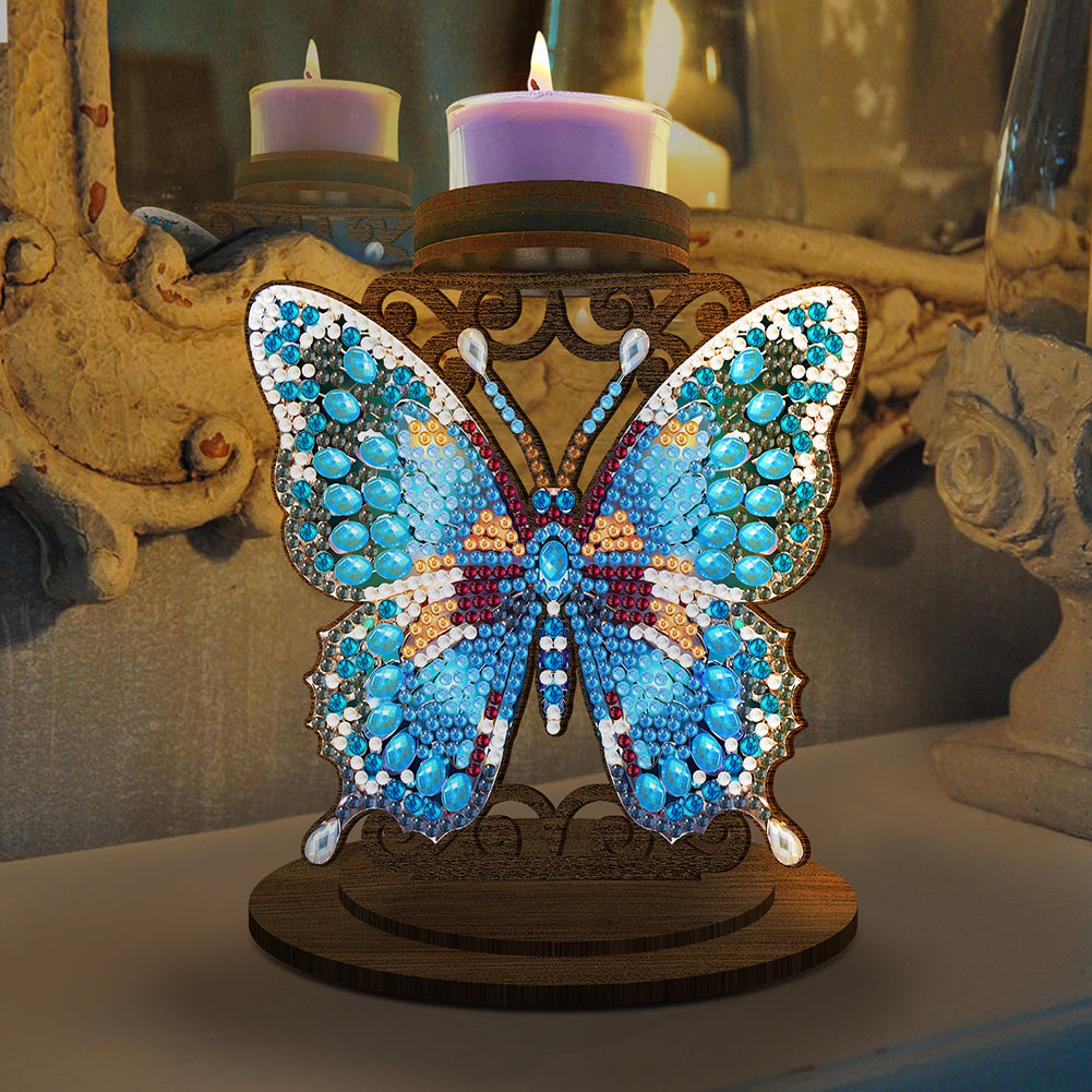 Animal Desktop 5D DIY Diamond Painting Art Candle Holder Unique Artistic Gift