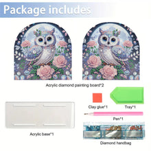 Load image into Gallery viewer, Acrylic Animals Diamond Art Storage Rack Diamond Painting Napkin Holder Ornament