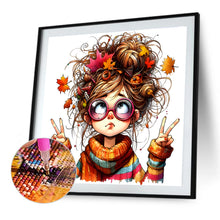 Load image into Gallery viewer, Diamond Painting - Full Round - Autumn Girl (40*40CM)
