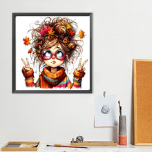 Load image into Gallery viewer, Diamond Painting - Full Round - Autumn Girl (40*40CM)