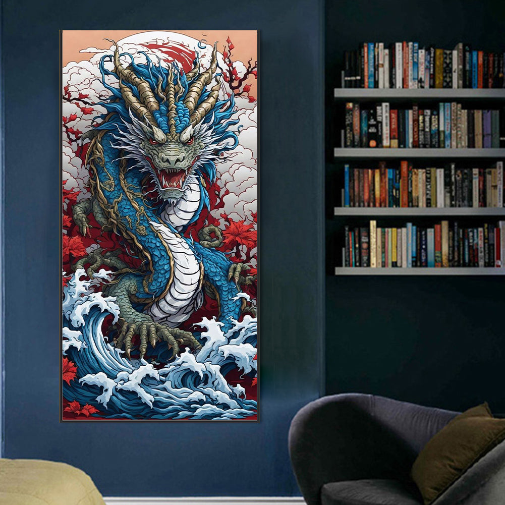 Diamond Painting - Full Round - Dragon (55*110CM)
