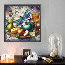 Load image into Gallery viewer, Diamond Painting - Full Round - Fruit Bowl Dragonfly (40*40CM)