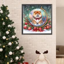 Load image into Gallery viewer, Diamond Painting - Full Round - Christmas Globe Chow Chow (40*40CM)