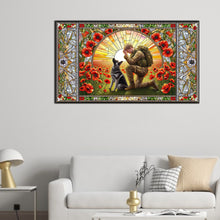 Load image into Gallery viewer, Diamond Painting - Full Round - Glass Art - Warriors and War Dogs Hounds (40*70CM)