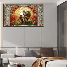 Load image into Gallery viewer, Diamond Painting - Full Round - Glass Art - Warriors and War Dogs Hounds (40*70CM)