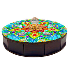 Load image into Gallery viewer, Mandala Diamond Painting Storage Box Wooden Organizer Case for Art Crafts