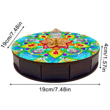 Load image into Gallery viewer, Mandala Diamond Painting Storage Box Wooden Organizer Case for Art Crafts