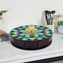 Load image into Gallery viewer, Mandala Diamond Painting Storage Box Wooden Organizer Case for Art Crafts
