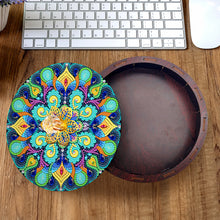 Load image into Gallery viewer, Mandala Diamond Painting Storage Box Wooden Organizer Case for Art Crafts