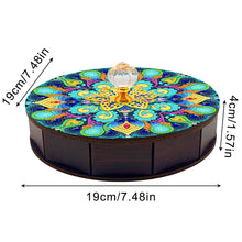 Load image into Gallery viewer, Mandala Diamond Painting Storage Box Wooden Organizer Case for Art Crafts