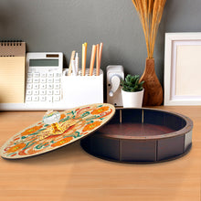 Load image into Gallery viewer, Mandala Diamond Painting Storage Box Wooden Organizer Case for Art Crafts