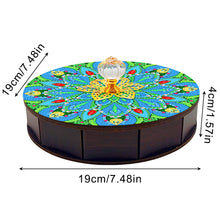 Load image into Gallery viewer, Mandala Diamond Painting Storage Box Wooden Organizer Case for Art Crafts