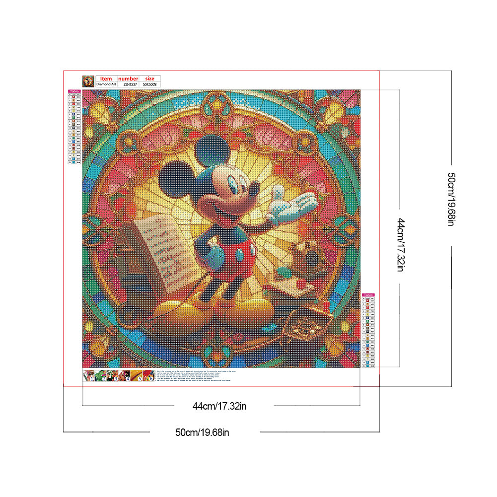 Diamond Painting - Full Round - Disney Mickey Mouse (50*50CM)