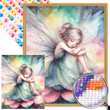 Load image into Gallery viewer, AB Diamond Painting - Full Round - Fairies in the flowers (40*50CM)