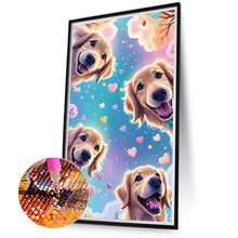 Load image into Gallery viewer, Diamond Painting - Full Round - Love puppy (40*70CM)