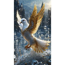 Load image into Gallery viewer, Diamond Painting - Full Round - Metal bird on the water (40*70CM)