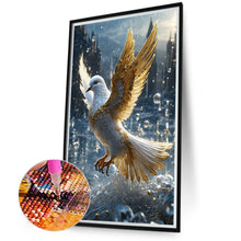 Load image into Gallery viewer, Diamond Painting - Full Round - Metal bird on the water (40*70CM)