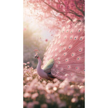 Load image into Gallery viewer, Diamond Painting - Full Round - Peacock with open tail (40*70CM)