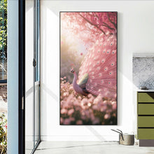 Load image into Gallery viewer, Diamond Painting - Full Round - Peacock with open tail (40*70CM)