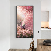 Load image into Gallery viewer, Diamond Painting - Full Round - Peacock with open tail (40*70CM)