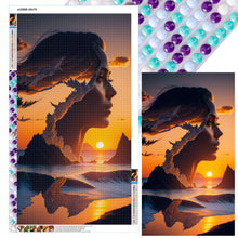Load image into Gallery viewer, Diamond Painting - Full Round - Beach woman (40*70CM)