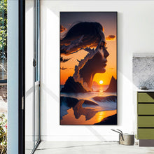 Load image into Gallery viewer, Diamond Painting - Full Round - Beach woman (40*70CM)