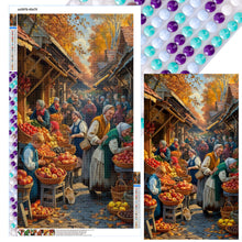 Load image into Gallery viewer, Diamond Painting - Full Round - Farm market character (40*70CM)