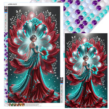 Load image into Gallery viewer, Diamond Painting - Full Round - Flower woman (40*70CM)