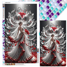 Load image into Gallery viewer, Diamond Painting - Full Round - Flower woman (40*70CM)