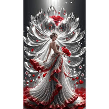 Load image into Gallery viewer, Diamond Painting - Full Round - Flower woman (40*70CM)