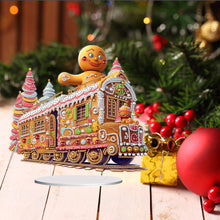 Load image into Gallery viewer, Acrylic Special Shape Christmas Train Diamond Painting Desktop Ornaments