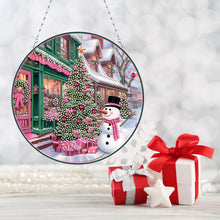 Load image into Gallery viewer, Christmas Tree Snowman Diamond Painting Hanging Pendant for Art Crafts