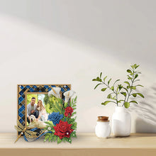 Load image into Gallery viewer, Acrylic Special Shape Moon 5D DIY Diamond Art Tabletop Decor Bedroom Table Decor