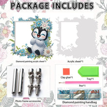 Load image into Gallery viewer, Acrylic Special Shape Moon 5D DIY Diamond Art Tabletop Decor Bedroom Table Decor