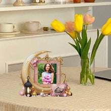 Load image into Gallery viewer, Acrylic Special Shape Moon 5D DIY Diamond Art Tabletop Decor Bedroom Table Decor