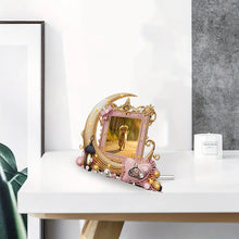 Load image into Gallery viewer, Acrylic Special Shape Moon 5D DIY Diamond Art Tabletop Decor Bedroom Table Decor