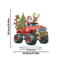 Load image into Gallery viewer, Acrylic Special Shape Christmas Elk Desktop Diamond Art Kits Bedroom Table Decor