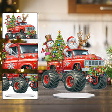 Load image into Gallery viewer, Acrylic Special Shape Christmas Elk Desktop Diamond Art Kits Bedroom Table Decor