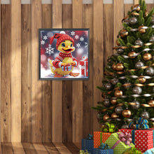 Load image into Gallery viewer, Diamond Painting - Partial Special Shaped - Christmas duck (30*30CM)