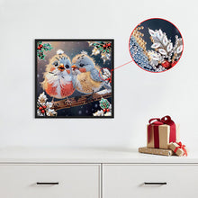 Load image into Gallery viewer, Diamond Painting - Partial Special Shaped - Christmas bird (30*30CM)