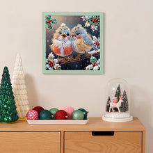 Load image into Gallery viewer, Diamond Painting - Partial Special Shaped - Christmas bird (30*30CM)