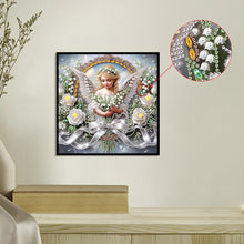Load image into Gallery viewer, Diamond Painting - Partial Special Shaped - Angel (30*30CM)